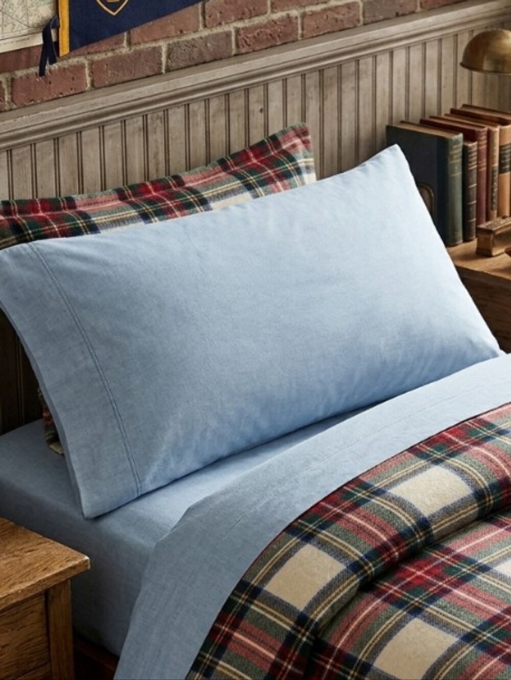Ralph Lauren Chambray "WorkShirt" King Pillow Sham